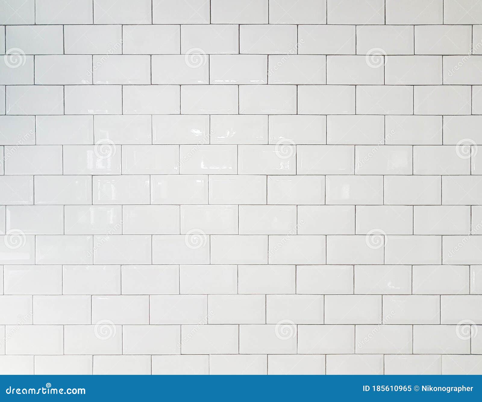 A White Wall Tile for Kitchen Modern Stock Image Image of rectangle