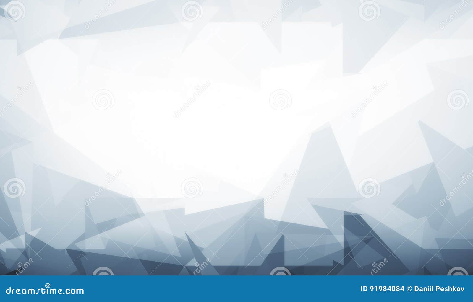 White Wallpaper with Grey Polygonal Pattern Stock Illustration
