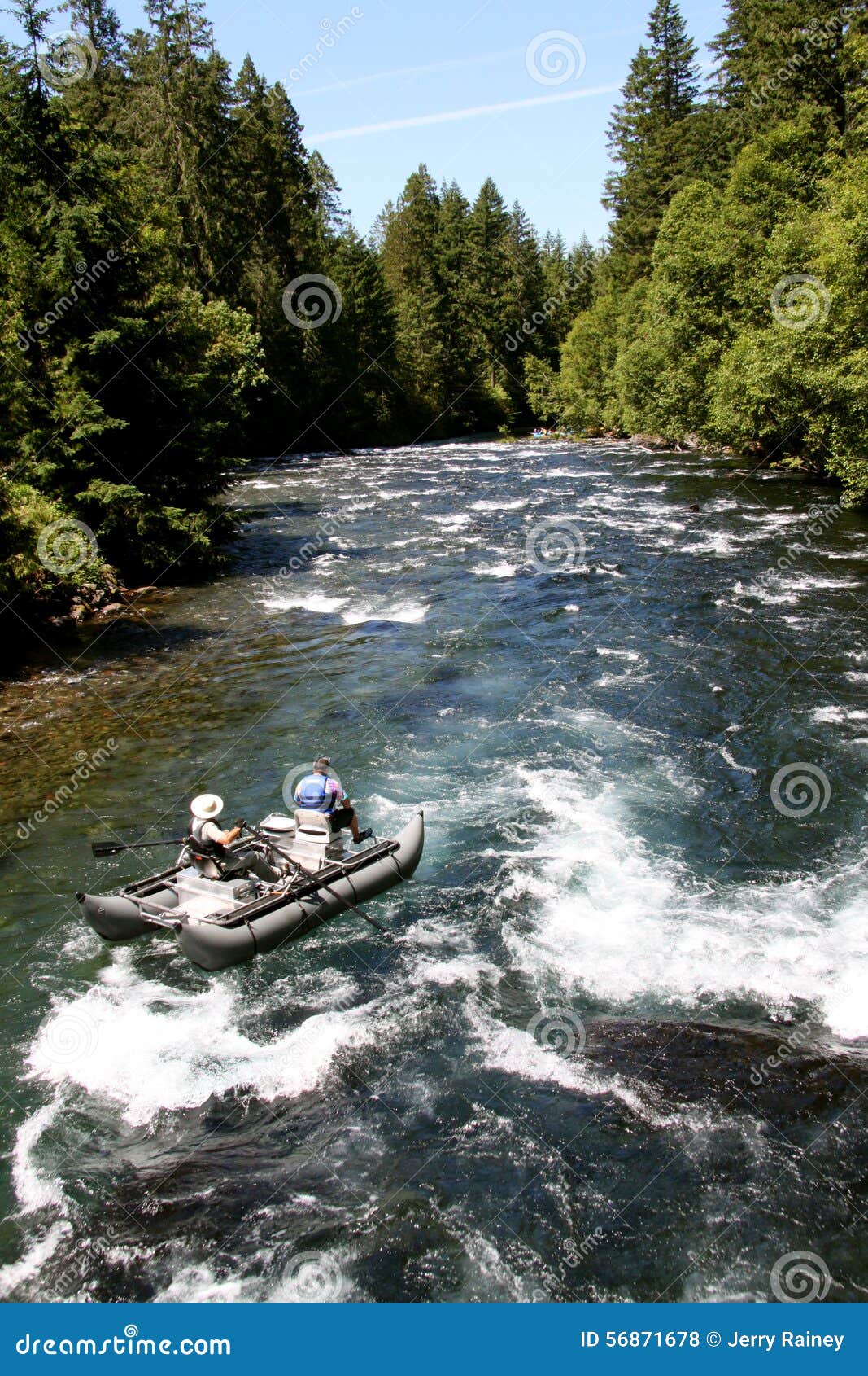 White Water River Rafting Pontoon Editorial Stock Photo Image of