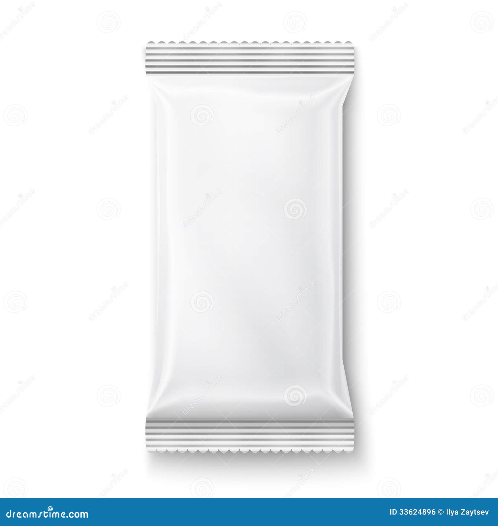 white wet wipes package.