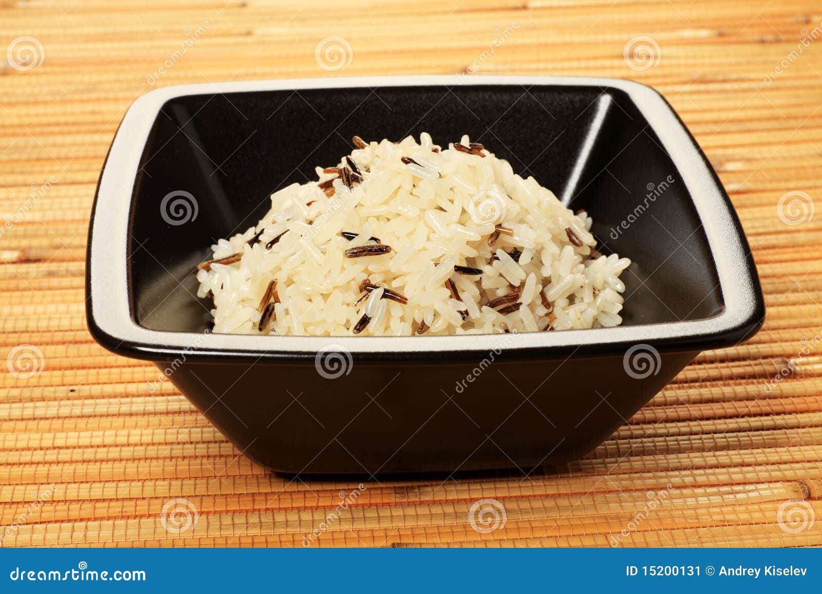 White and wild rice stock image. Image of cooked, indian 15200131