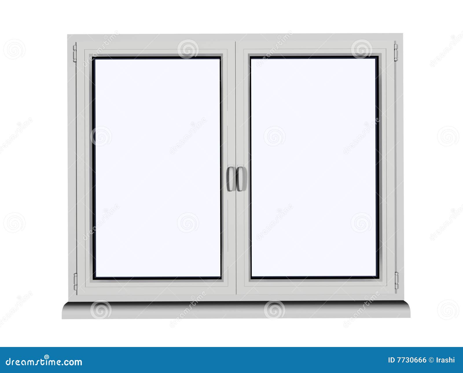 White Window Royalty Free Stock Image Image 7730666