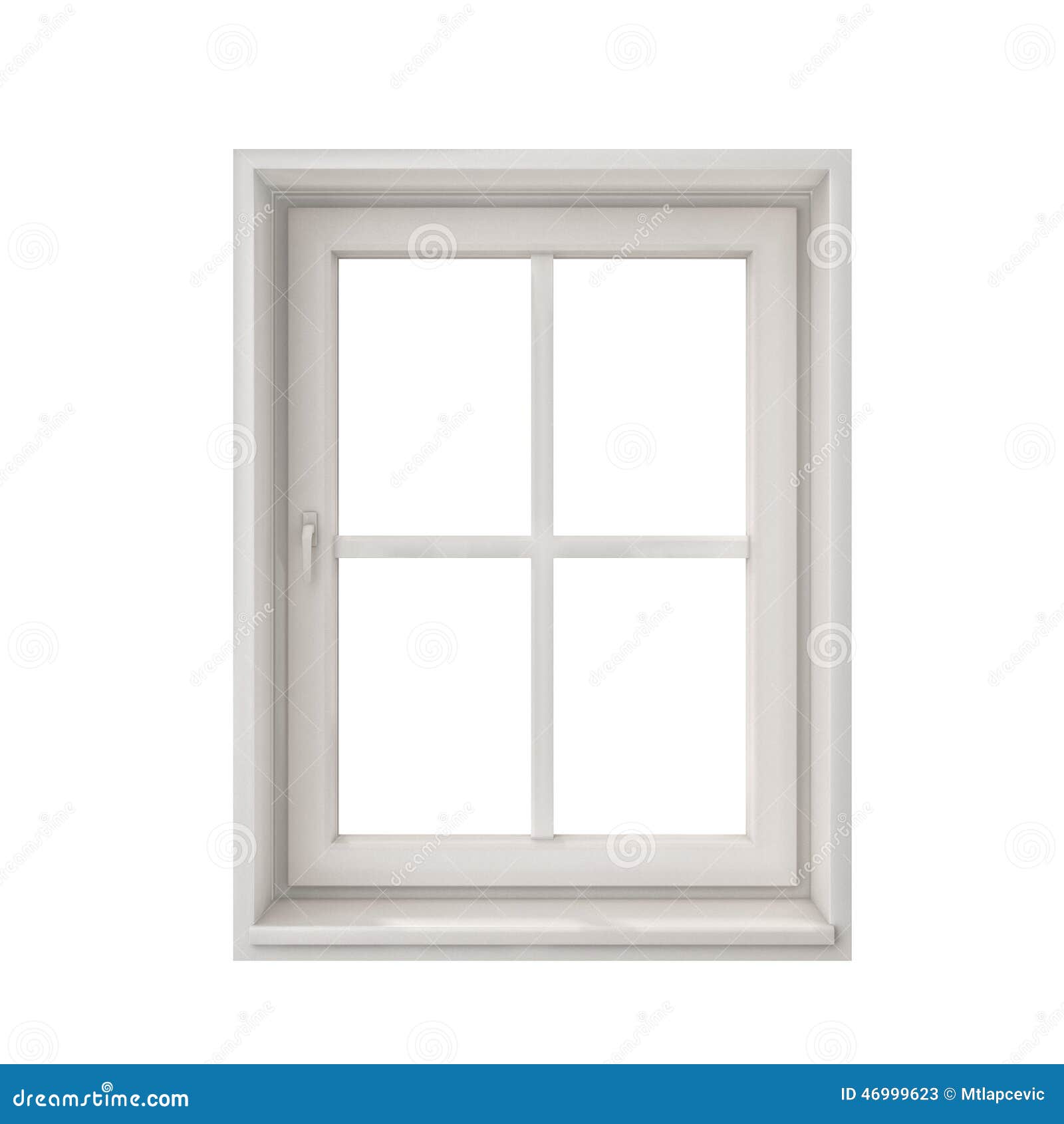 White Window Frame Isolated on White Background Stock Image Image of room, blank 46999623