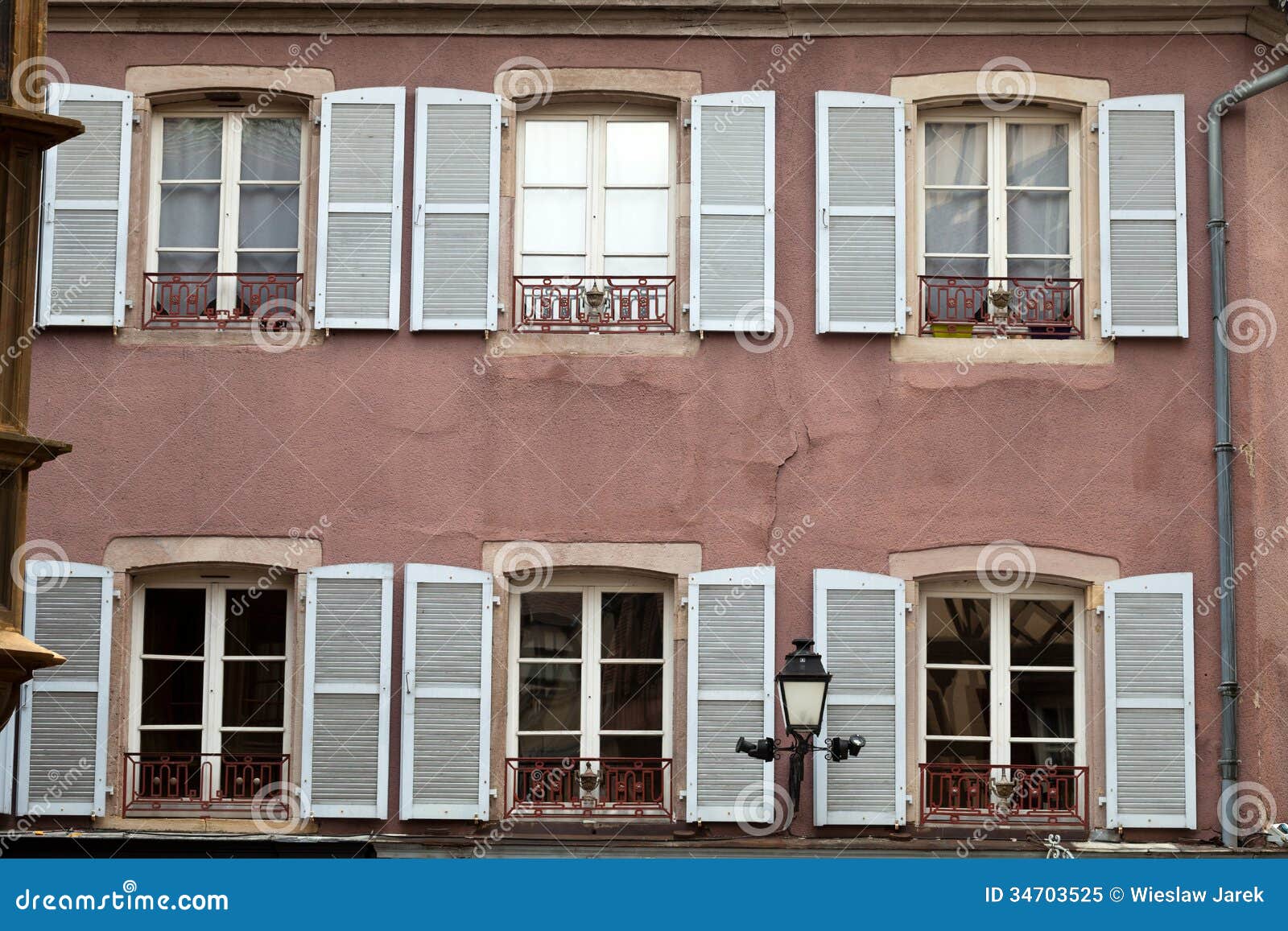 White window shutters stock image. Image of tours, blue 34703525