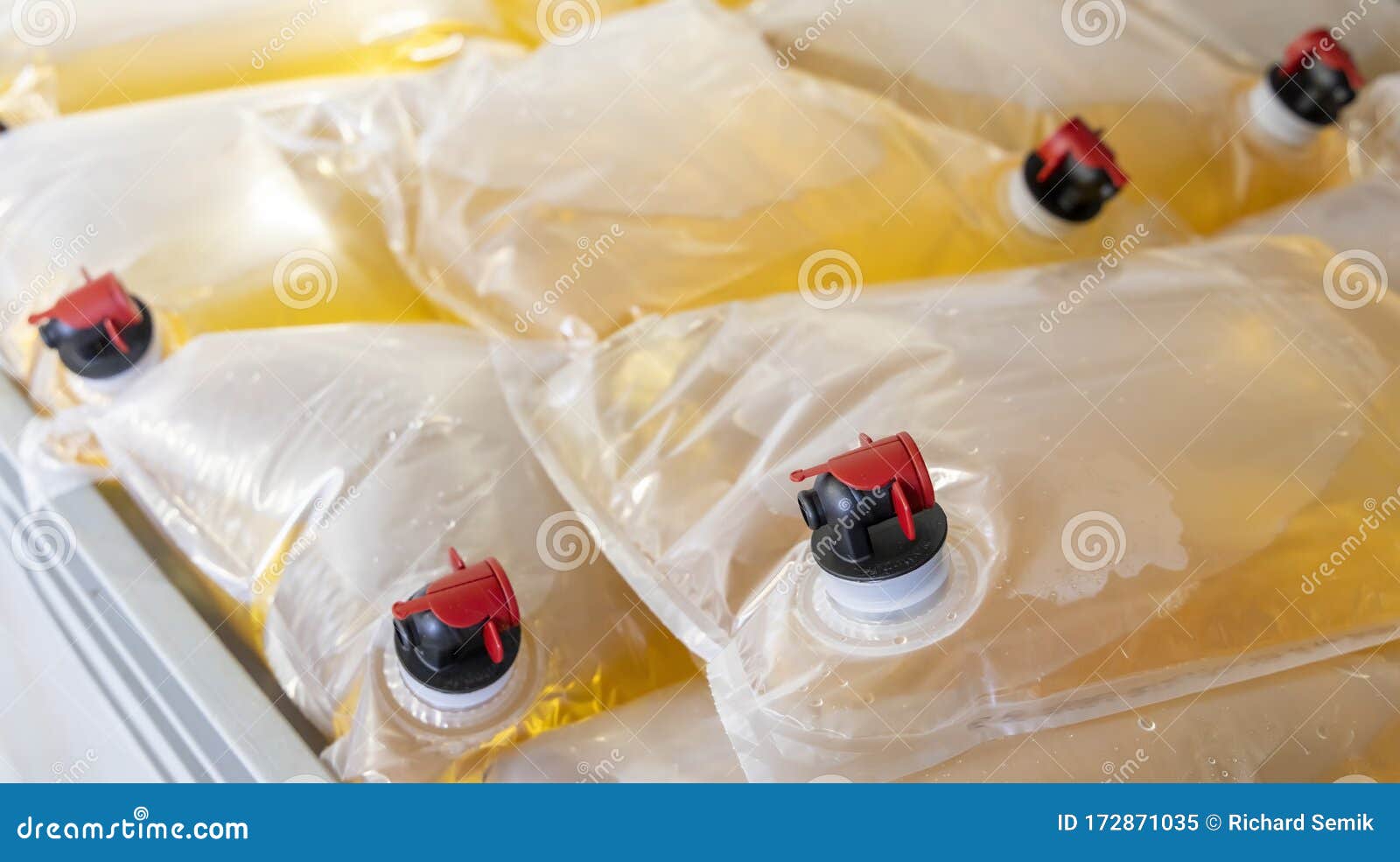 White wine in Bag in box stock image. Image of drug 172871035