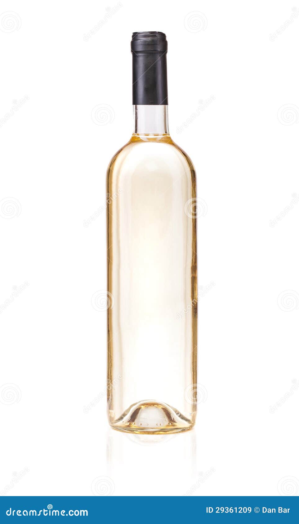 White wine bottle stock image. Image of elegance, crystal 29361209