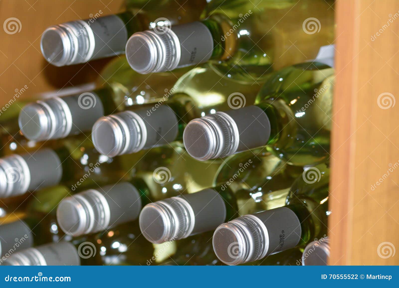 White Wine Bottles for Sale in Wine Shop Stock Photo Image of high