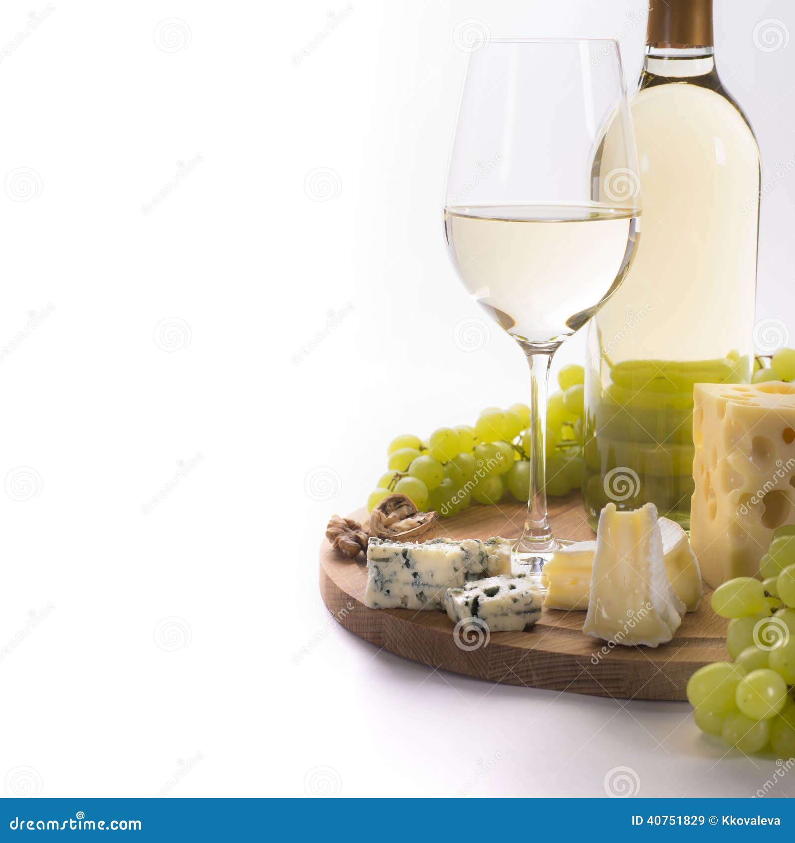 White Wine, Cheese, Nuts and Grapes for Snack Stock Image Image of bottle, cheese 40751829
