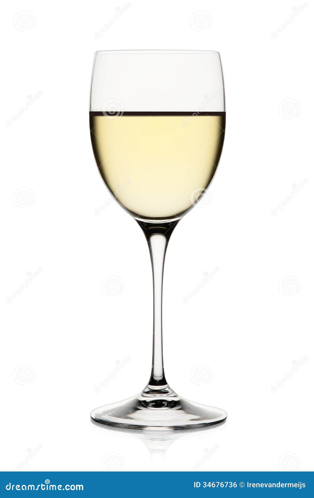 White wine glass isolated stock photo. Image of glass 34676736