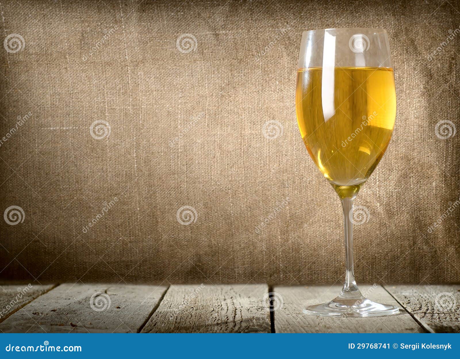 Glass of Dessert White Wine Stock Image Image of linen, glass 29768741