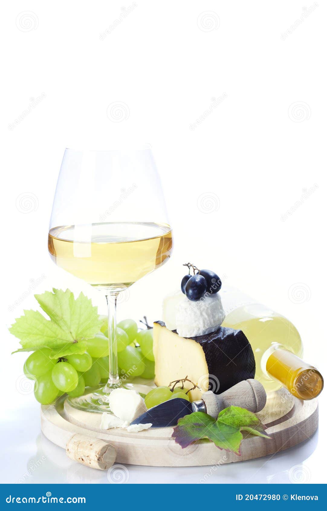 White Wine, Grape and Cheese Stock Photo Image of butcher, ricotta