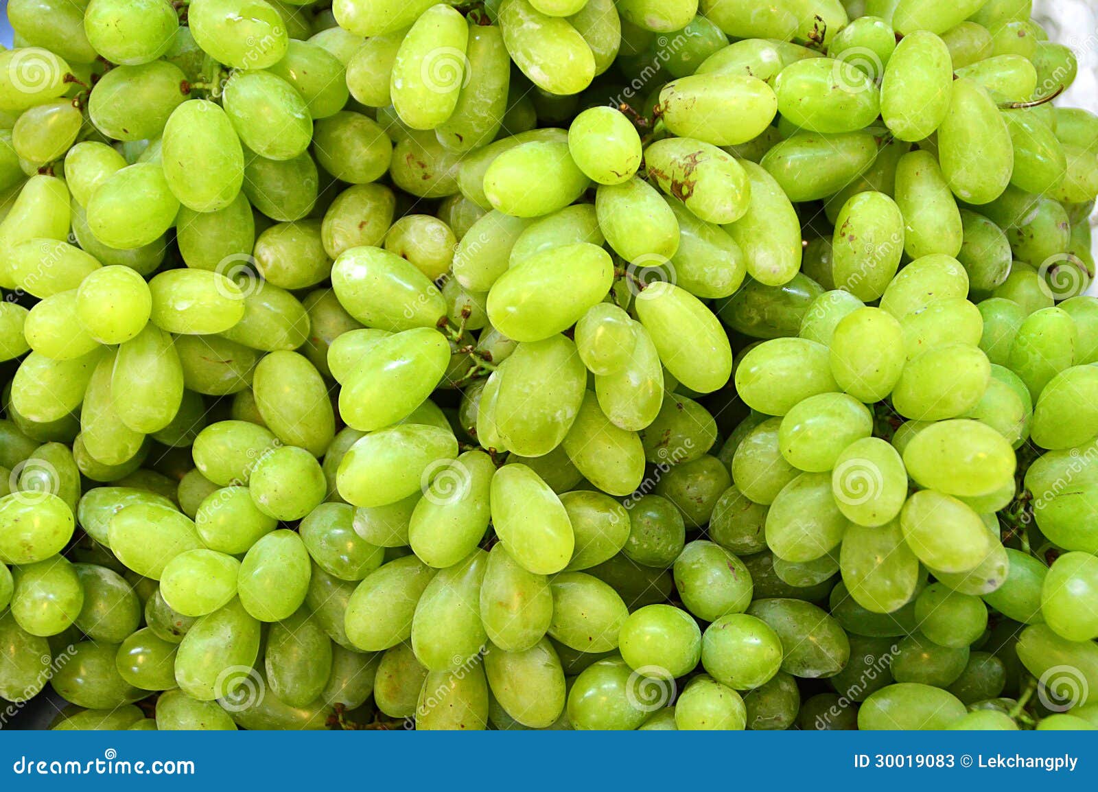 White Wine Grapes in a Market Stock Image Image of unlabeled