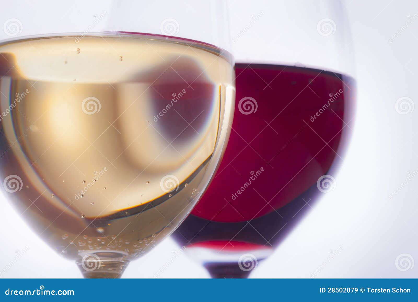 White wine and red wine stock image. Image of white, alcohol 28502079