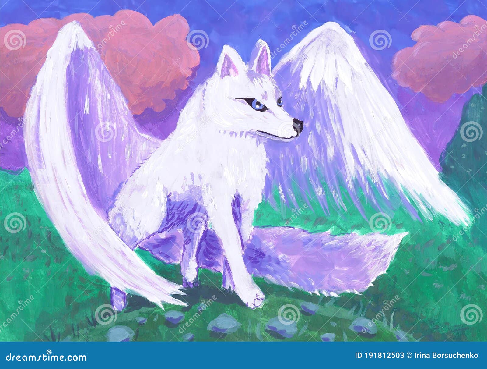 Wolf With Wings  Easy Wolf With Wings HD Png Download  vhv