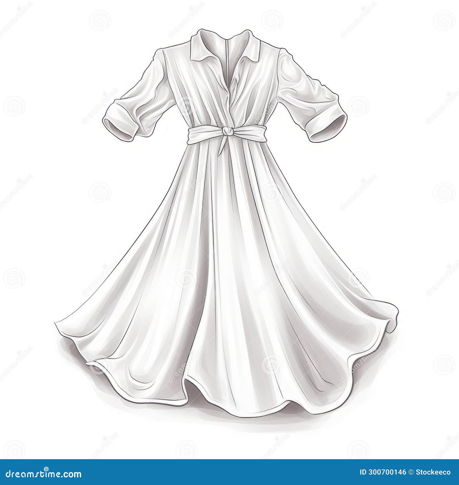 elegant dress   with naive charm