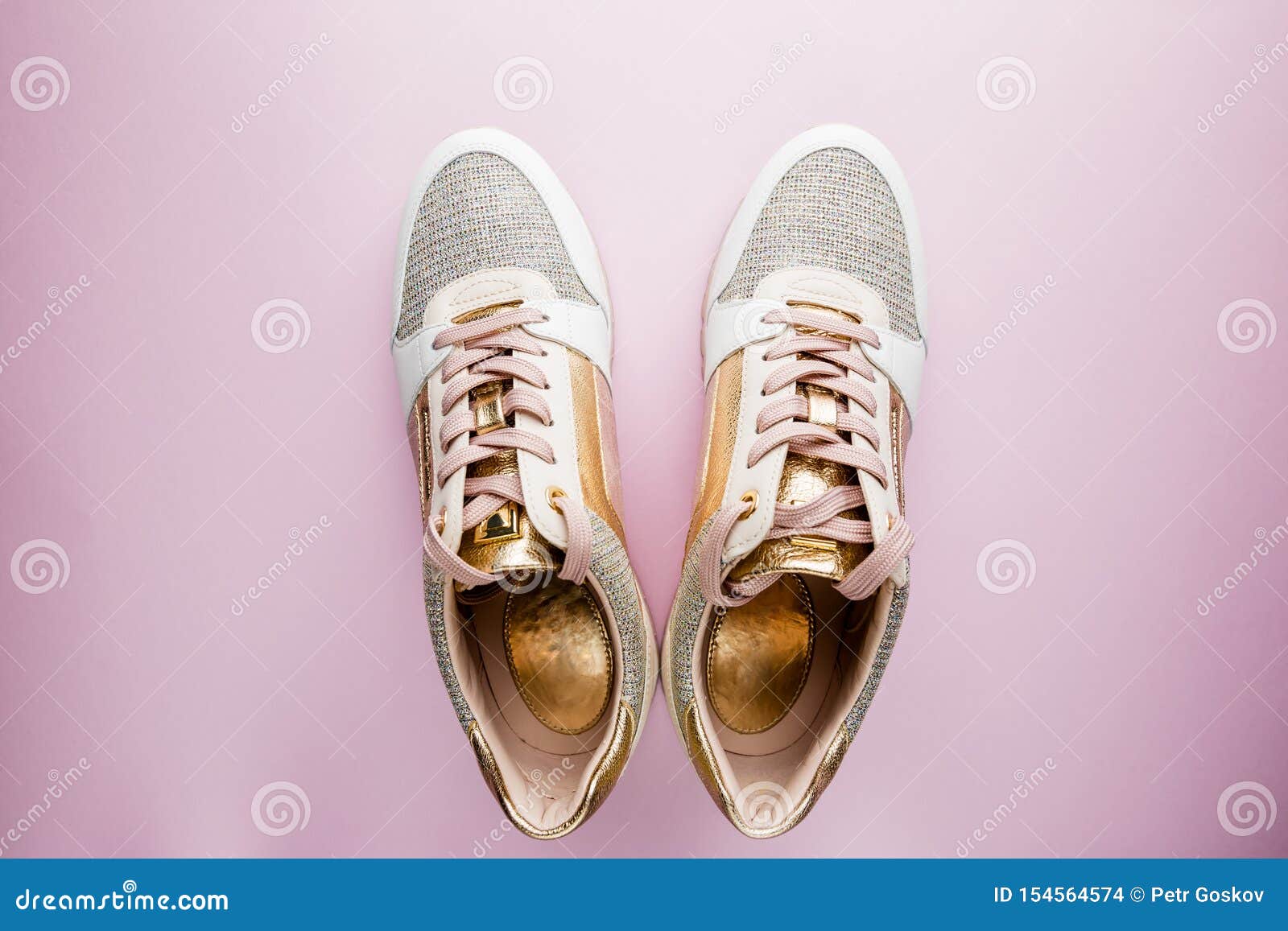 White women`s sneakers stock photo. Image of lifestyle - 154564574