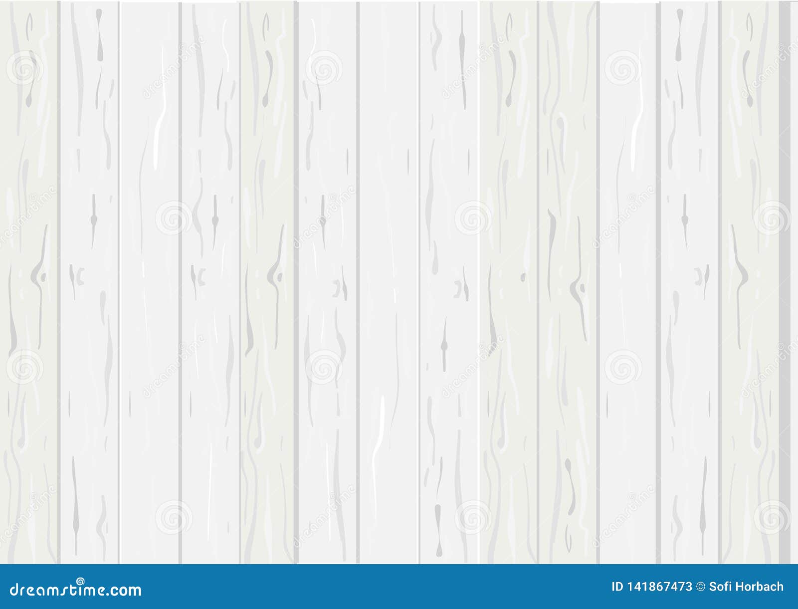 White Wood Vector Background with Vertical Pattern Stock Vector