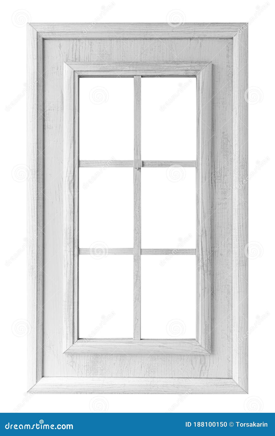 White wood window frame stock photo. Image of closed - 188100150