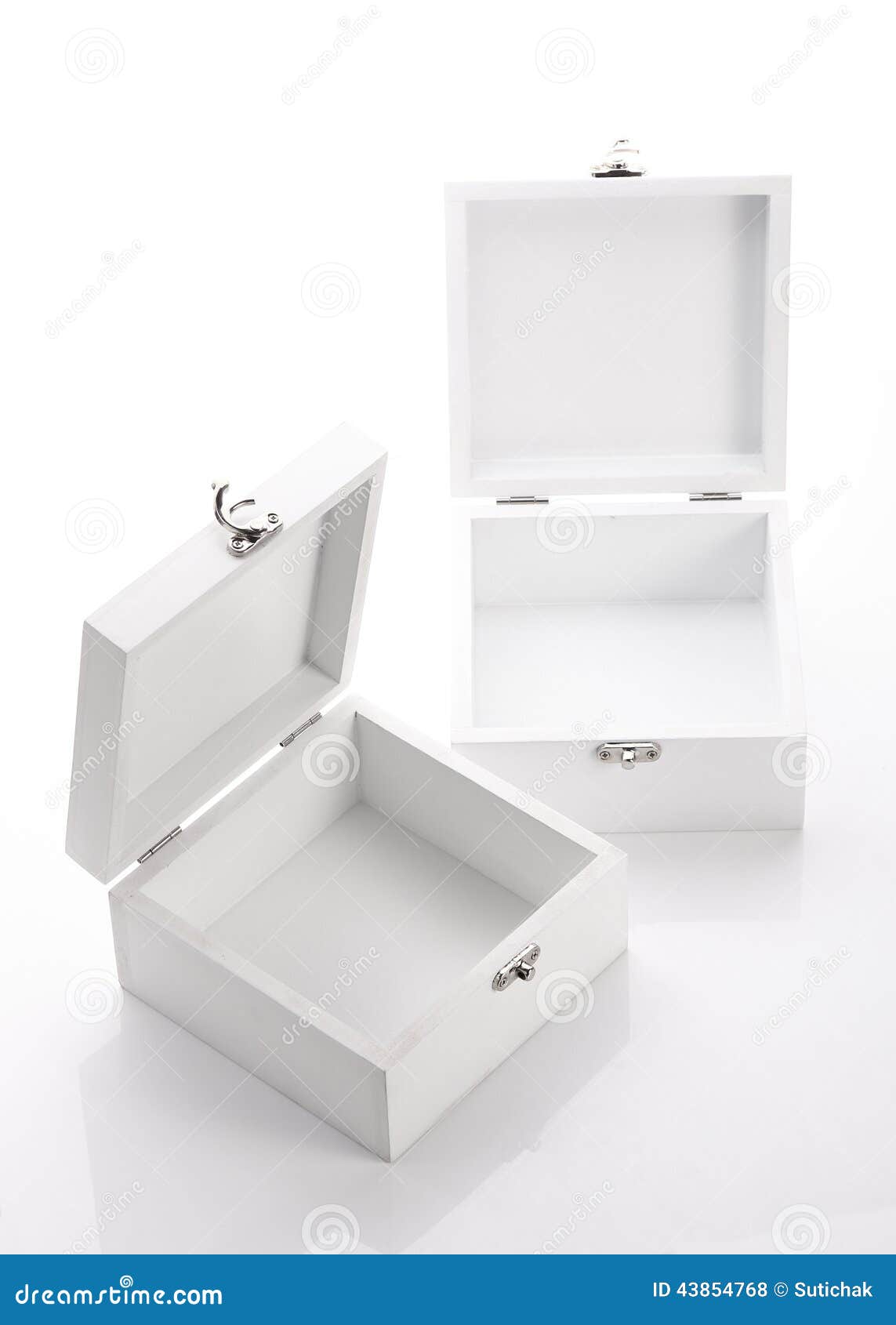 White wooden box stock photo. Image of industry, cube 43854768