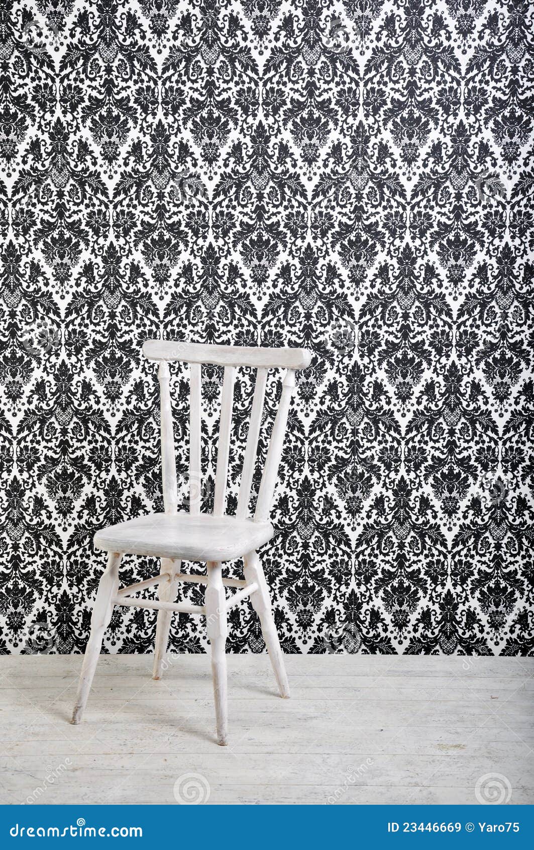 White wooden chair stock image. Image of ornate, monochrome 23446669