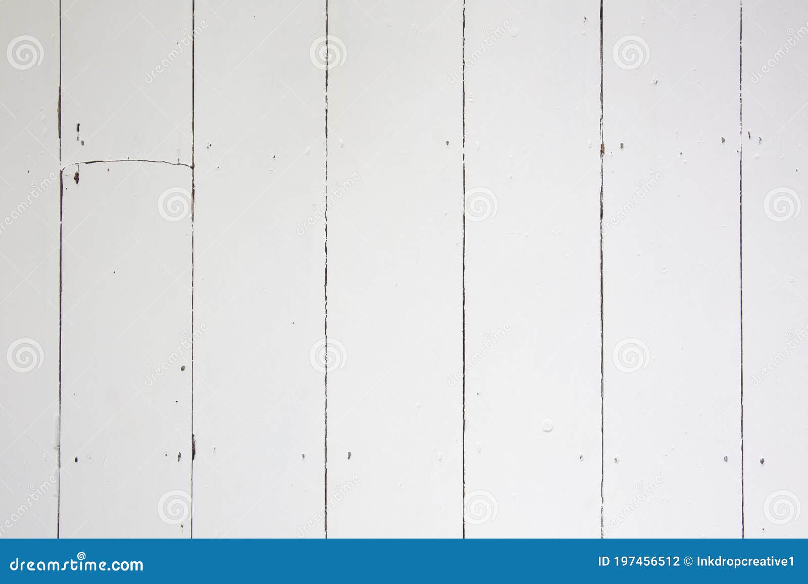 White Wooden Floorboards. Old Floorboard Texture Background Painted