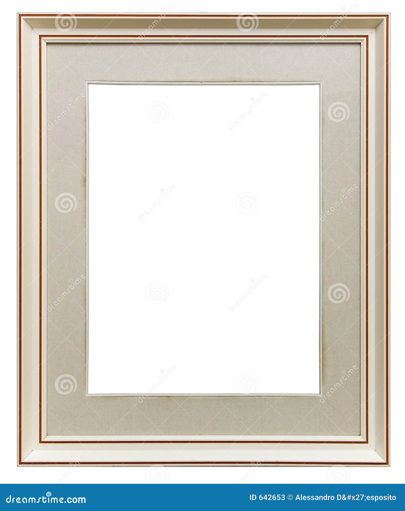 White Antique Picture Frame Isolated Stock Photo, Picture and Royalty Free  Image. Image 23247676.