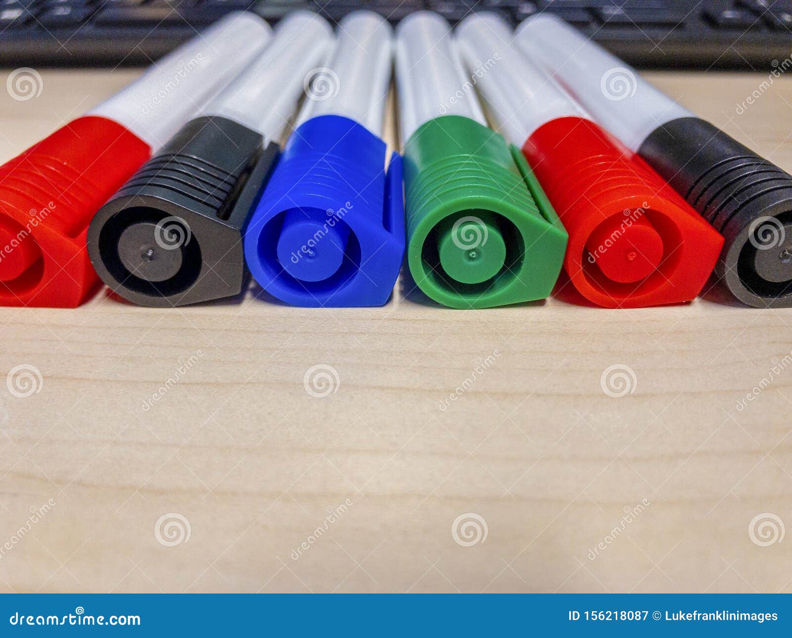 Whiteboard Markers stock image. Image of development 156218087