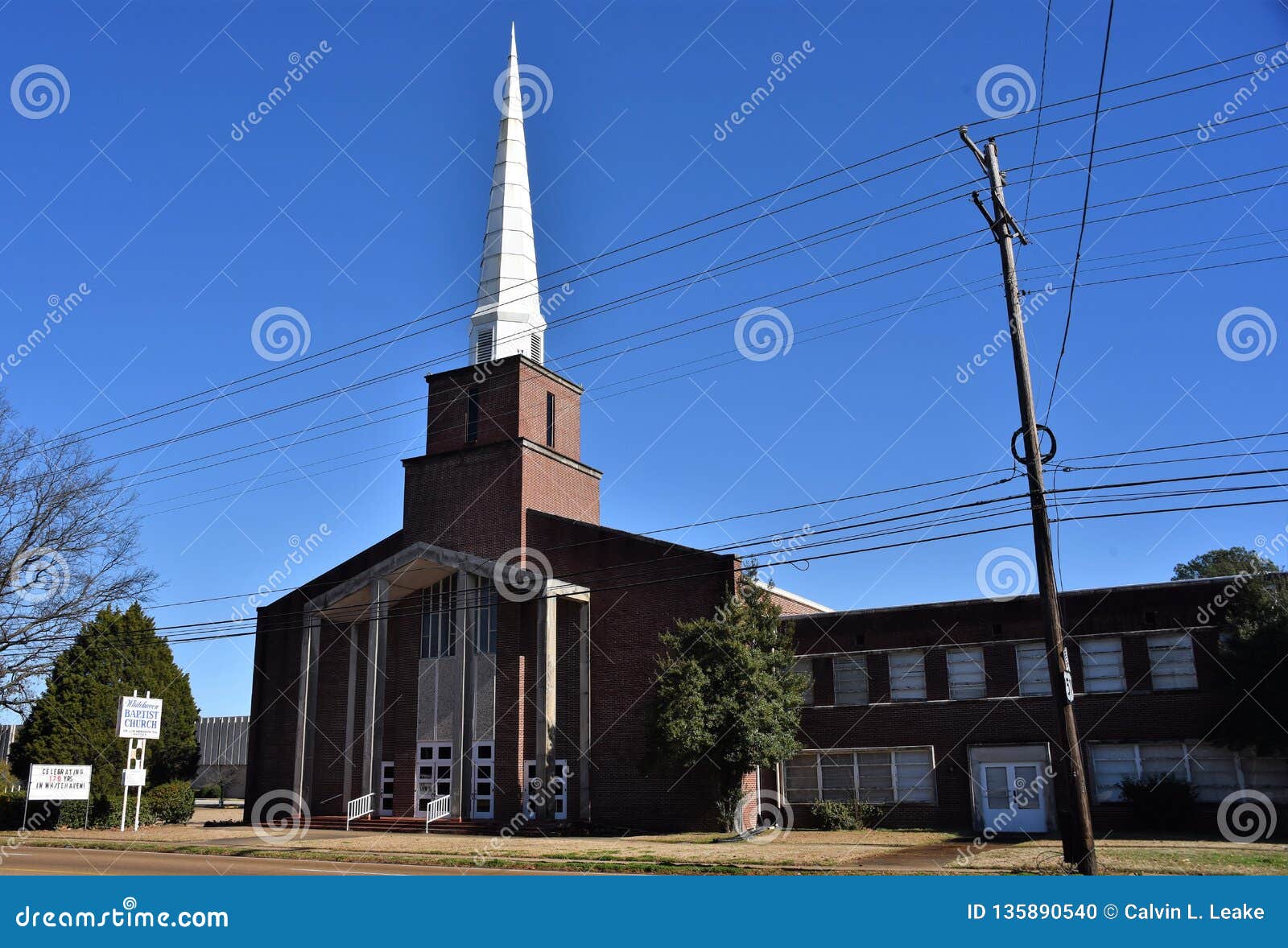 Whitehaven Baptist Church, Memphis, TN Immagine Editoriale Immagine