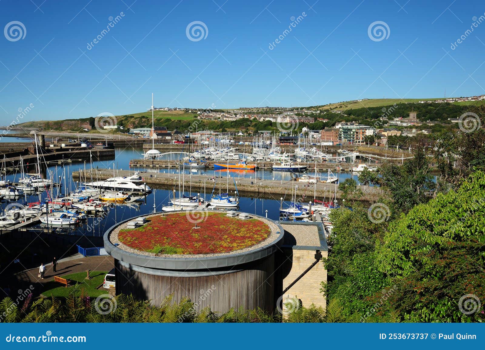 Whitehaven View stock image. Image of waterway, view 253673737