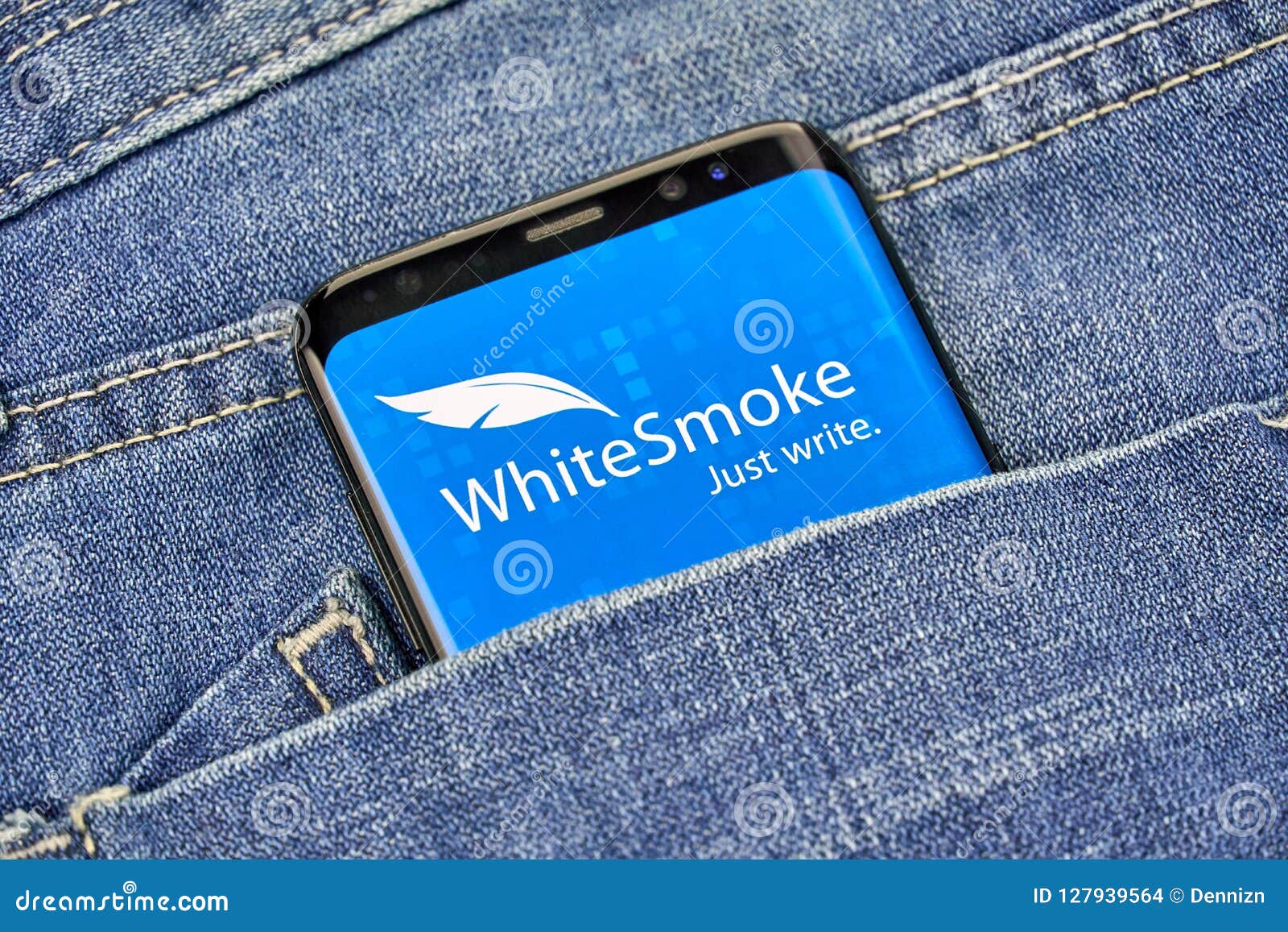 WhiteSmoke Grammar Check App Editorial Stock Image - Image ...