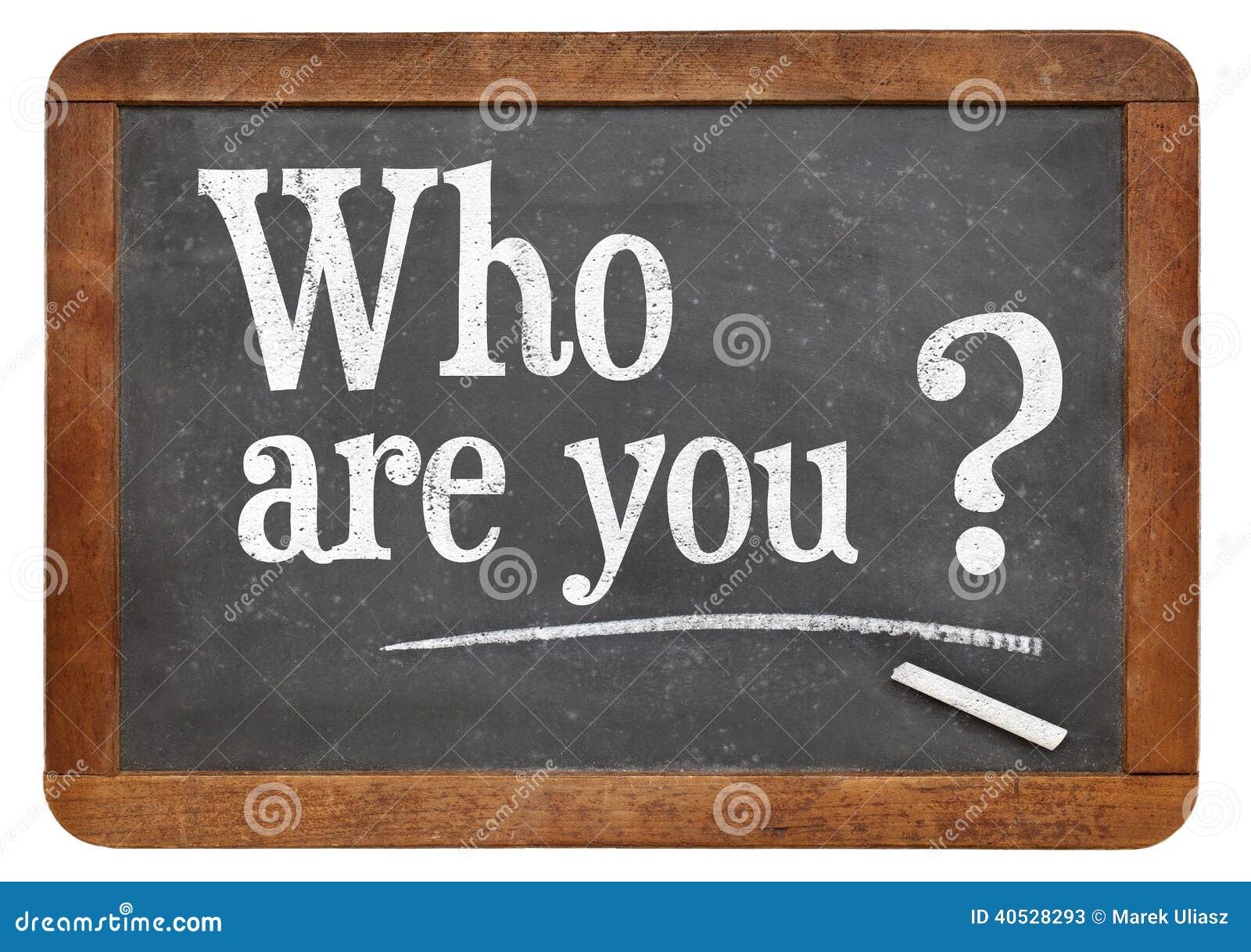 Who are you question stock image. Image of identity, chalk - 40528293