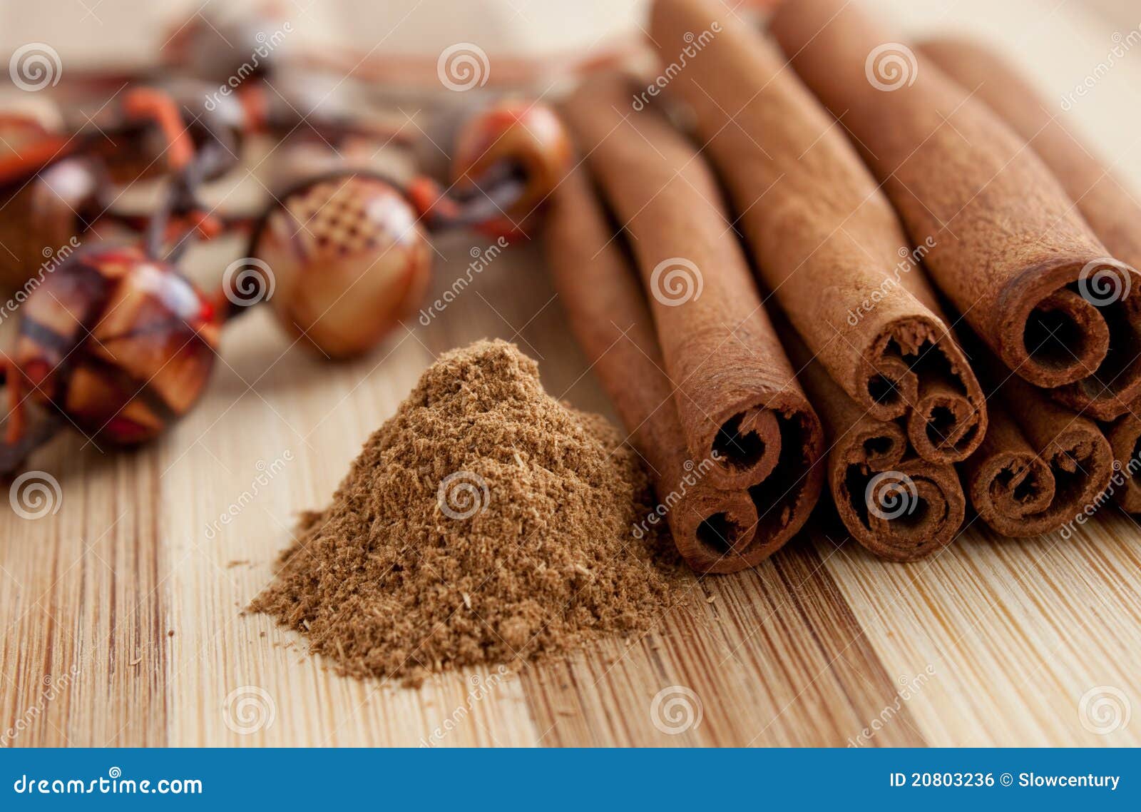 Whole cinnamon sticks stock photo. Image of dried, construction 20803236