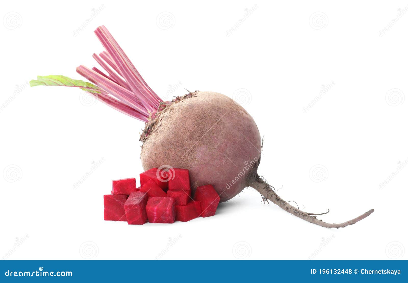 Whole and Cut Red Beets on White Background Stock Photo Image of
