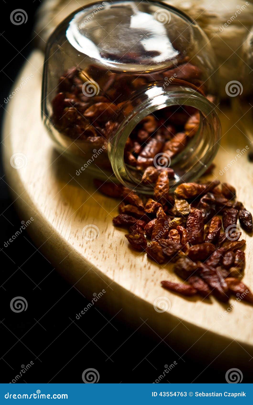 Whole Dried Paprika stock image. Image of ingredient 43554763