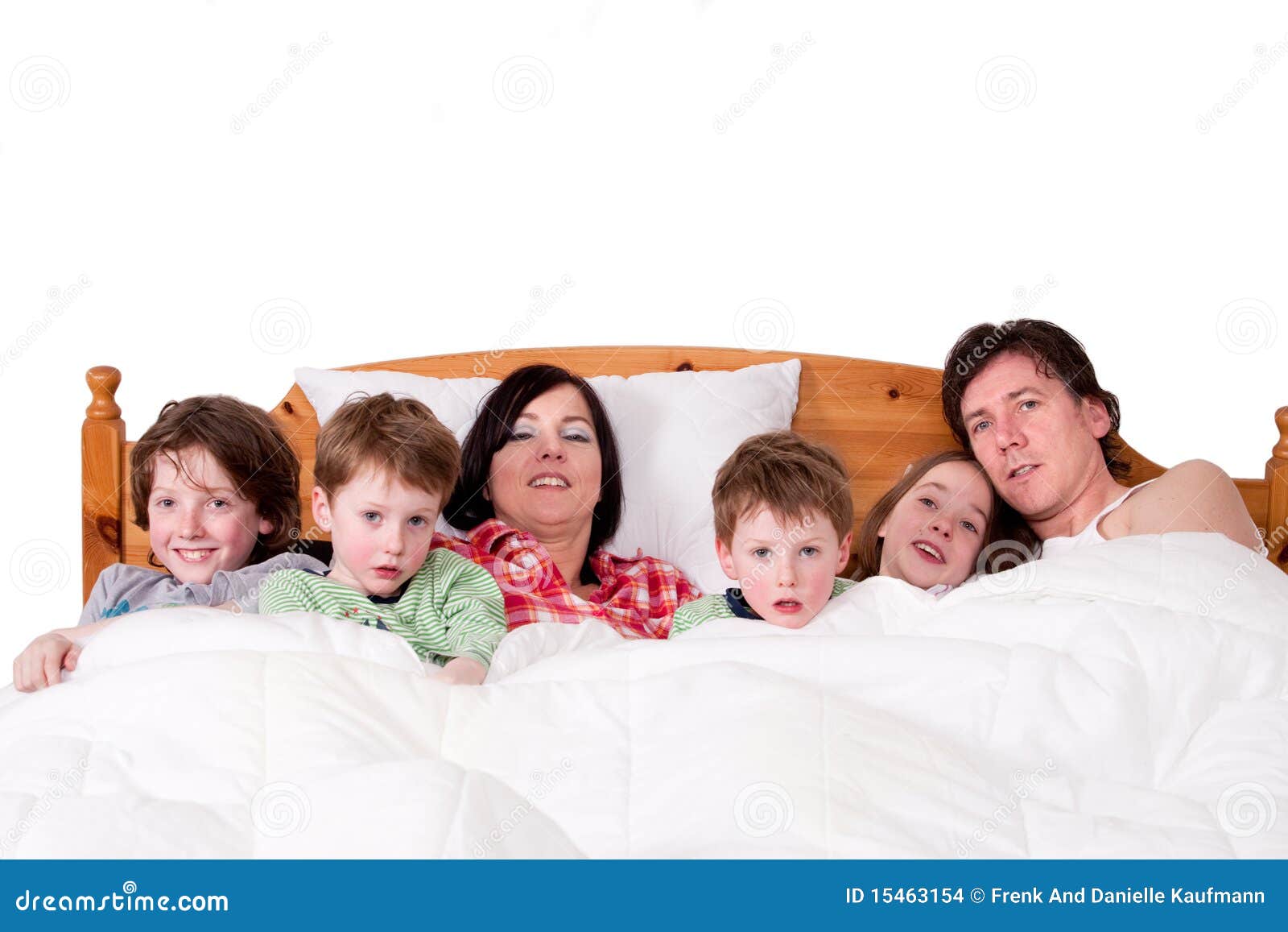 Whole family in bed stock photo. Image of concepts, friends 15463154