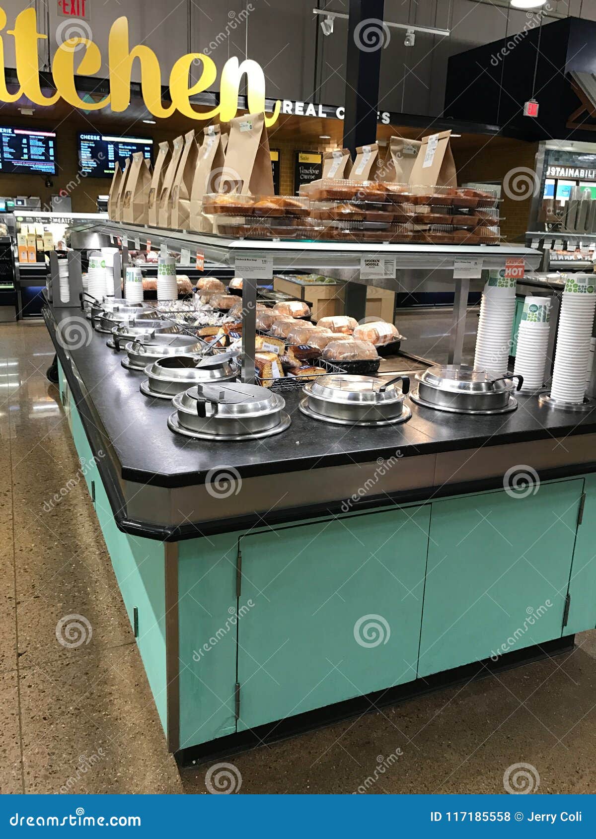 Whole Foods Kitchen at Legacy Place, Dedham, MA Editorial Stock
