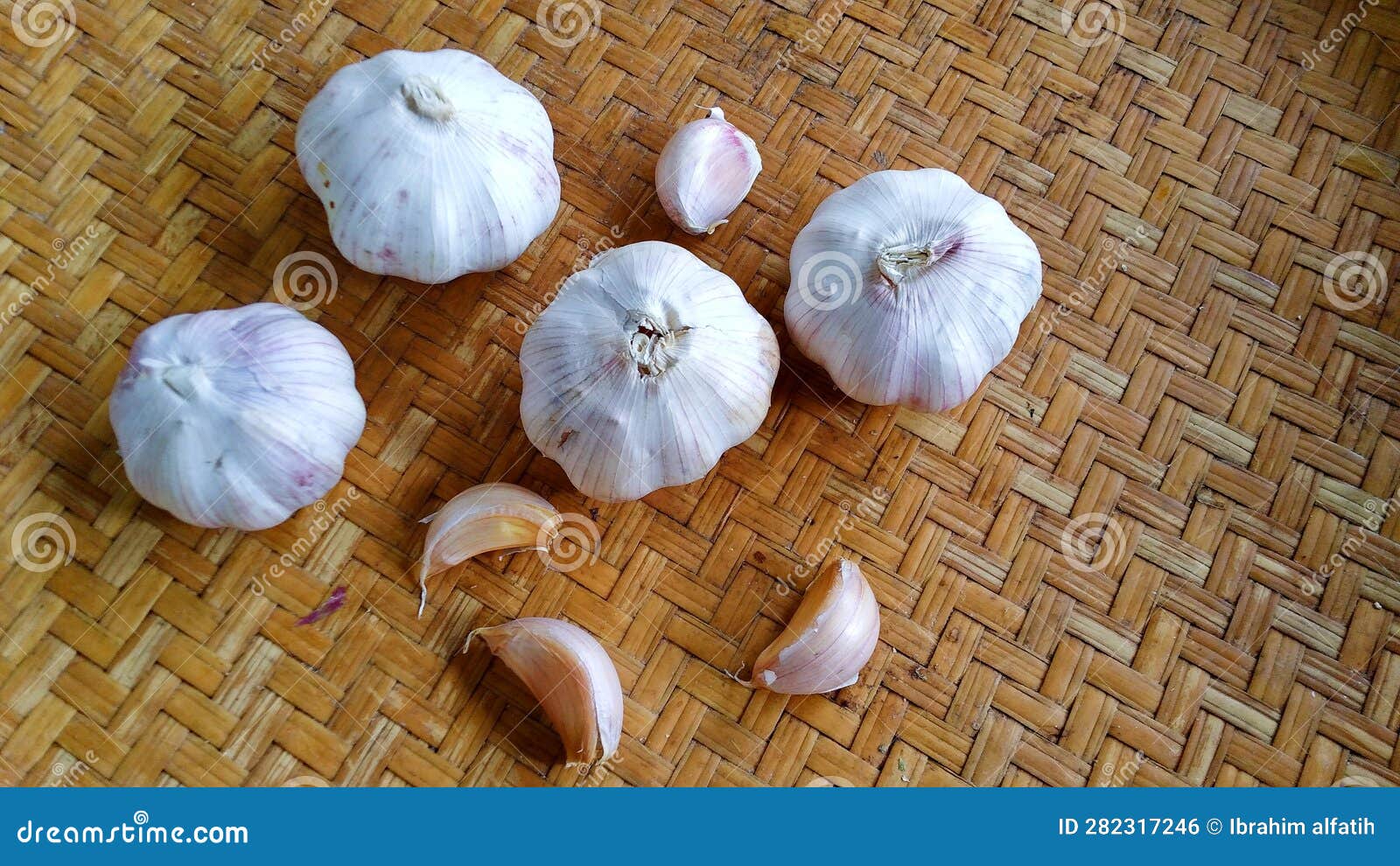 Whole garlic clove stock photo. Image of garlic, brown 282317246