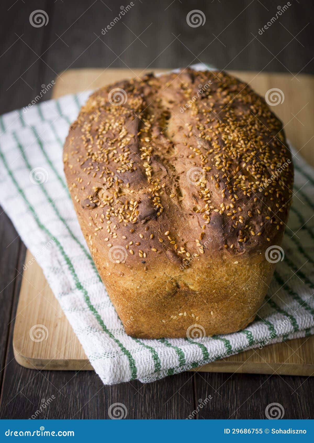 Whole grain bread stock image. Image of food, wheat, healthy 29686755