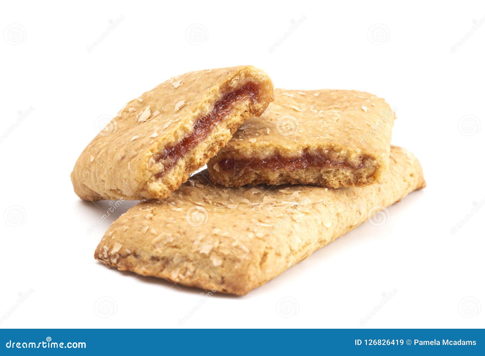 Whole Grain Breakfast Bar stock image. Image of white 126826419