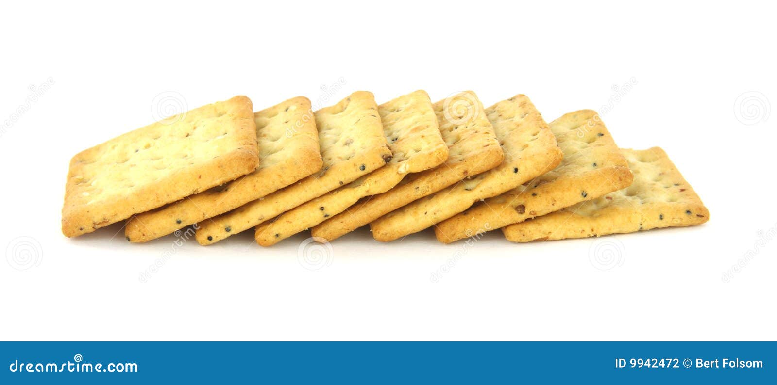 Whole grain crackers stock photo. Image of background 9942472