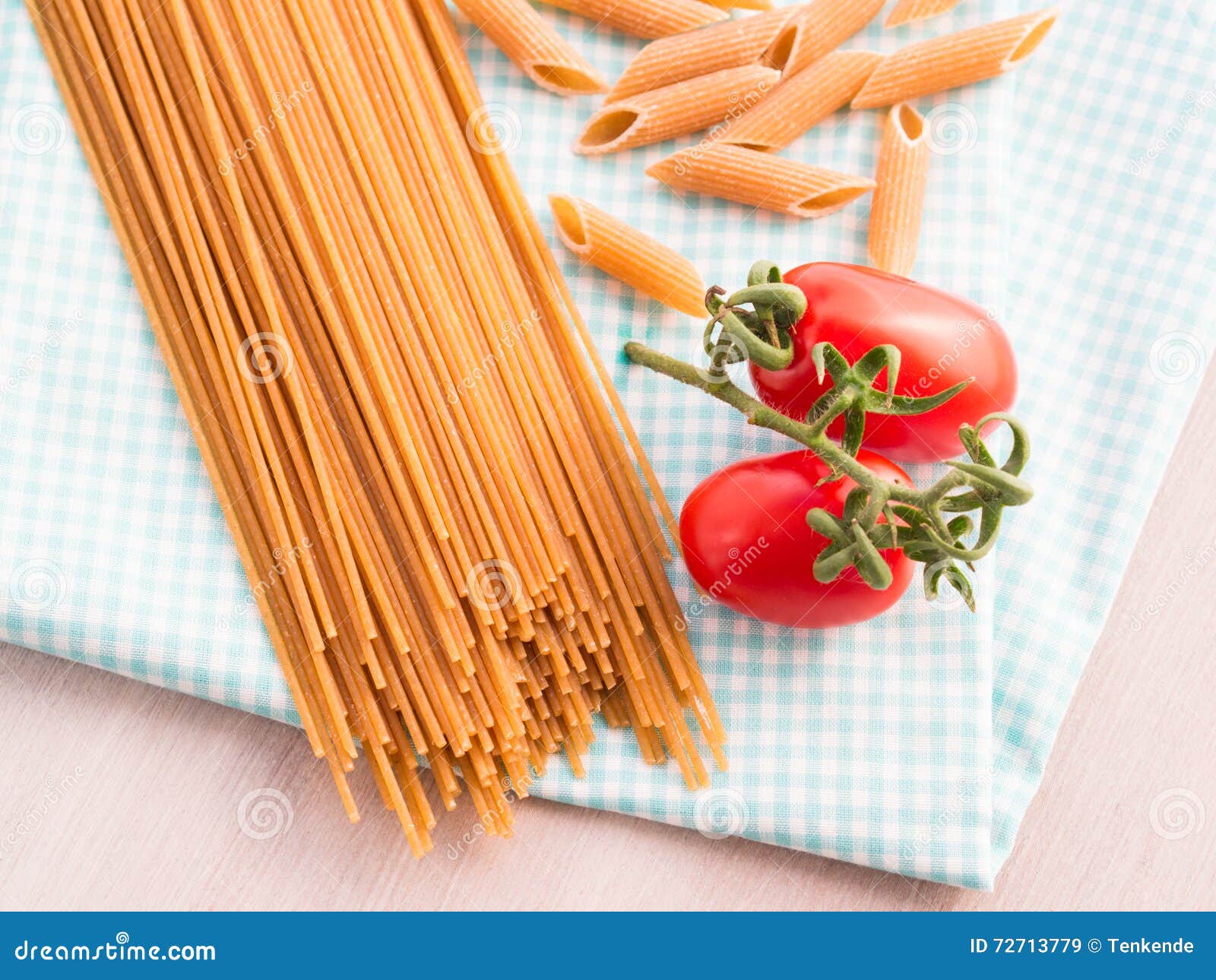 Whole Grain Pasta with Tomatoes Stock Image Image of vegetable, diet