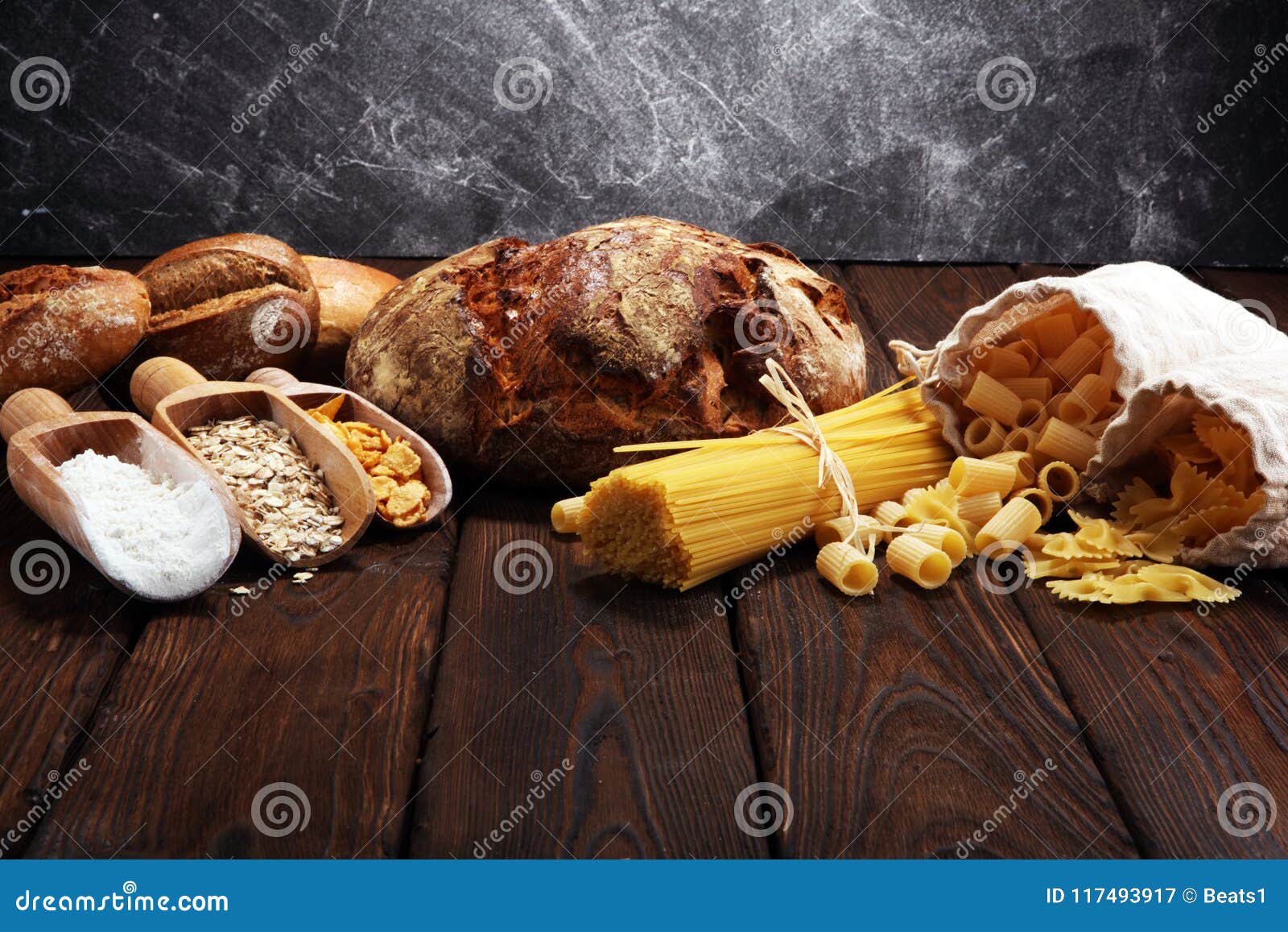 Whole Grain Products with Complex Carbohydrates Stock Image Image of tasty, diet 117493917