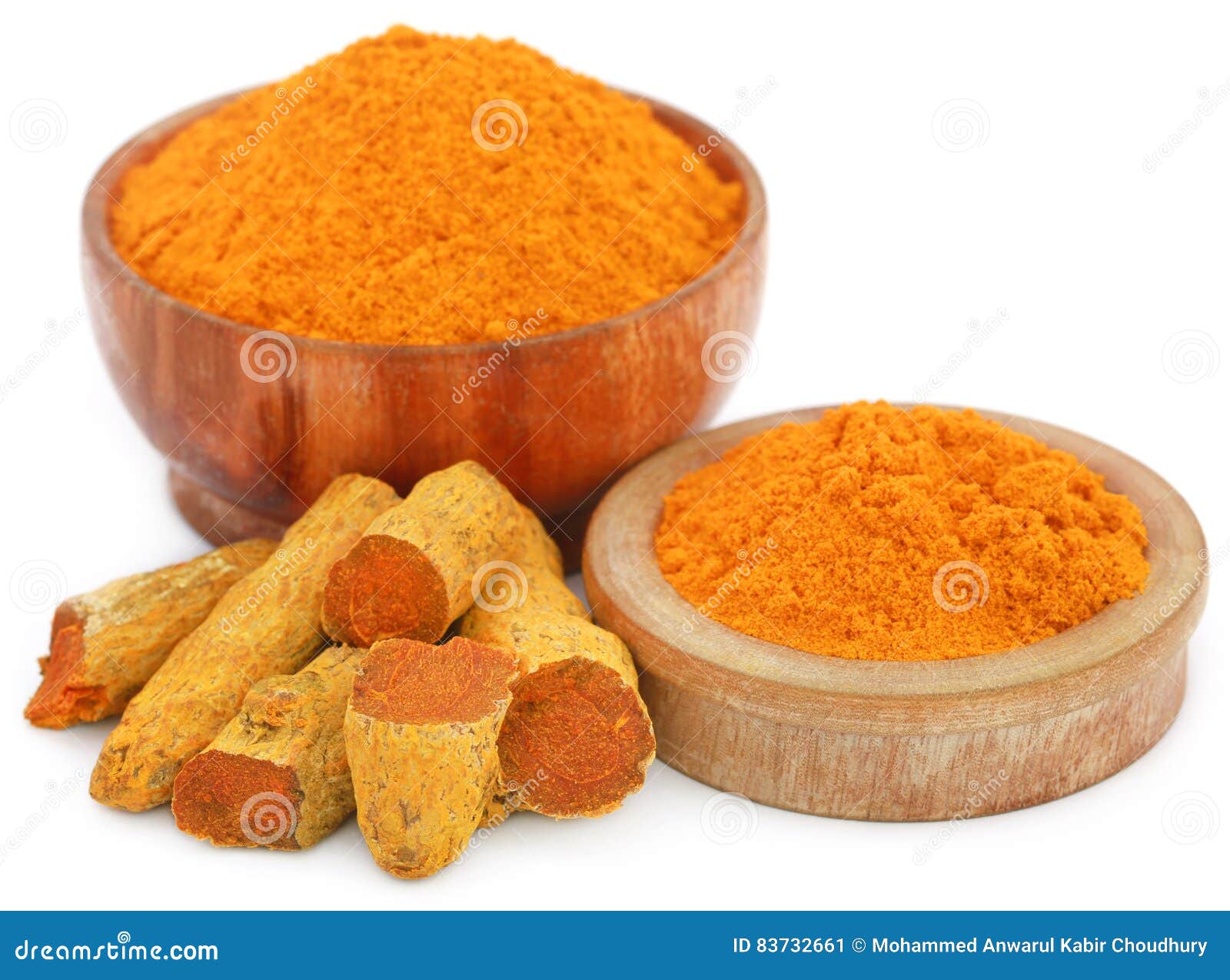 Whole and ground turmeric stock image. Image of exotic 83732661