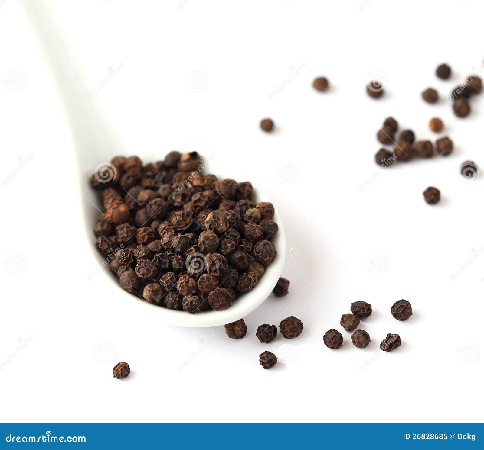 Whole Peppercorns stock image. Image of macro, dried 26828685