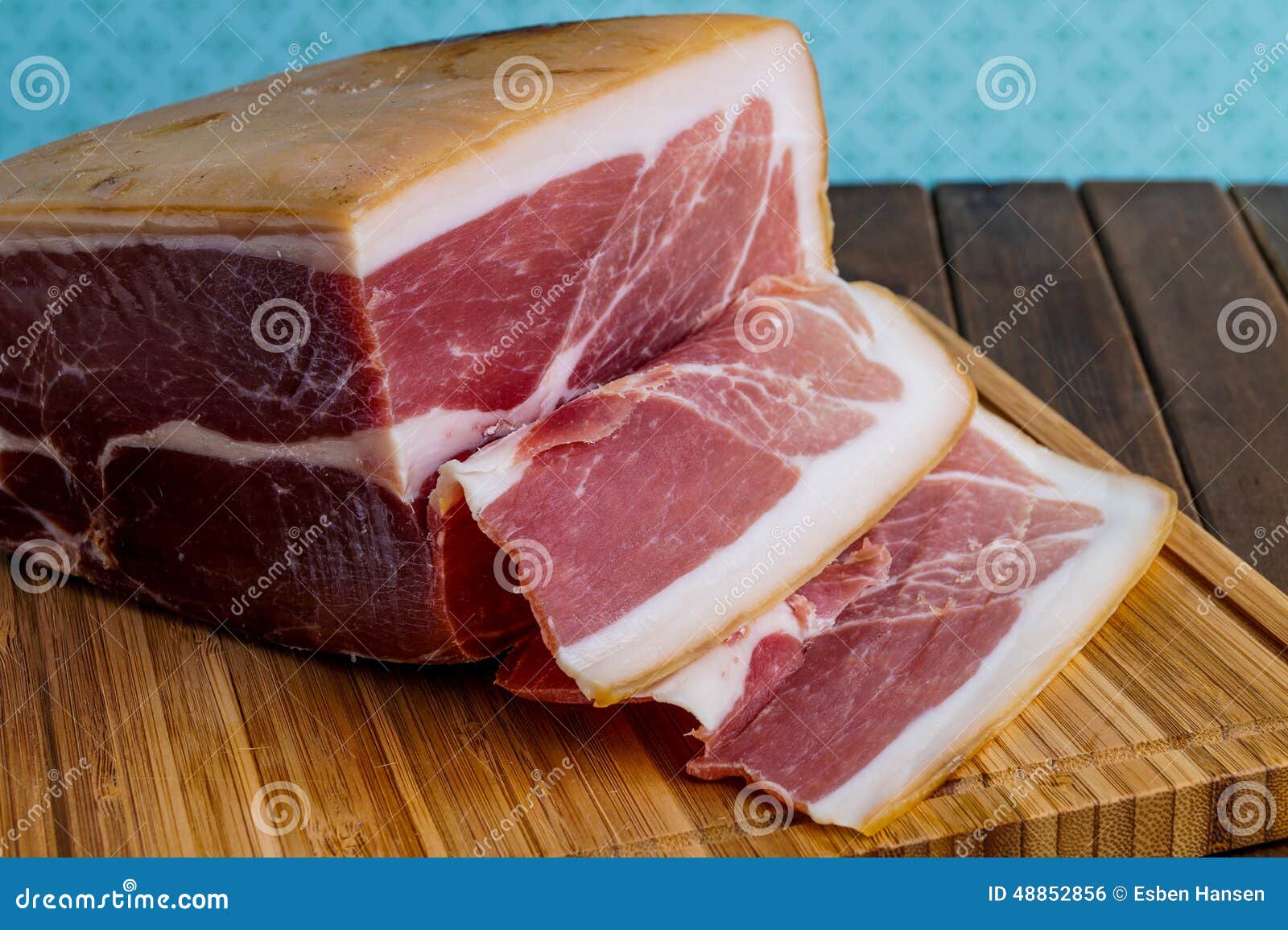 Whole Prosciutto Italian Ham Stock Photo Image of sliced, appetizing