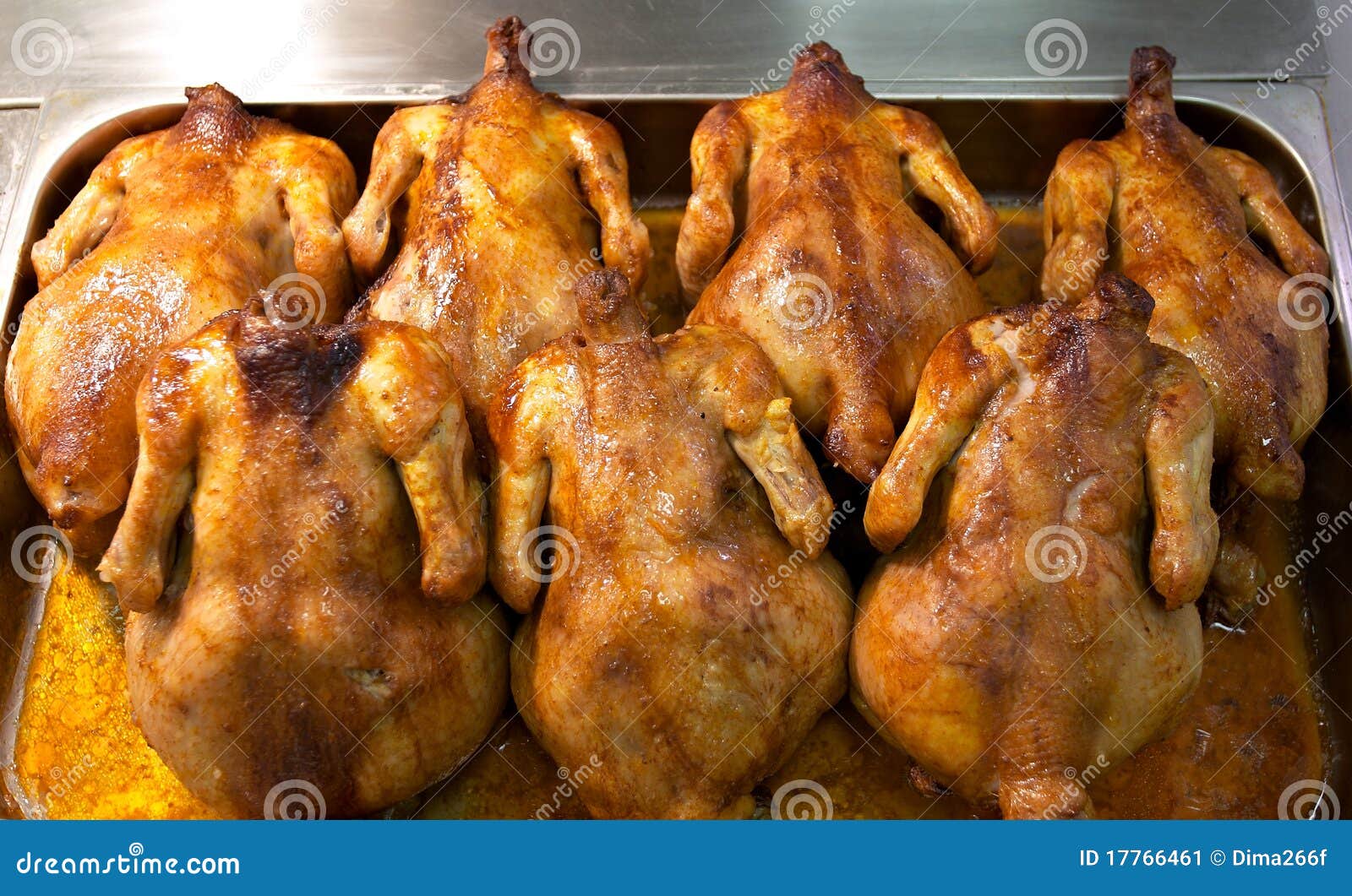 Whole roasted chickens stock image. Image of spicy, meat 17766461
