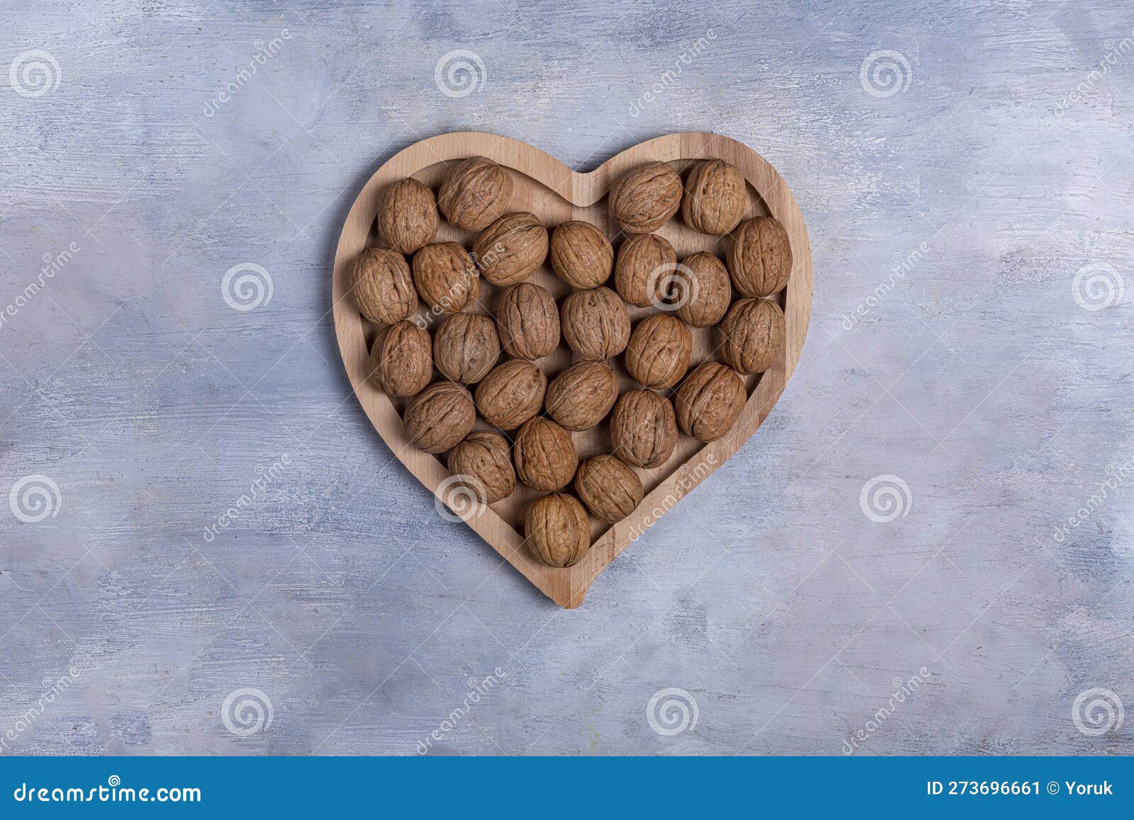 Whole Walnuts on Heart Shaped Tray Stock Image Image of heart, snack