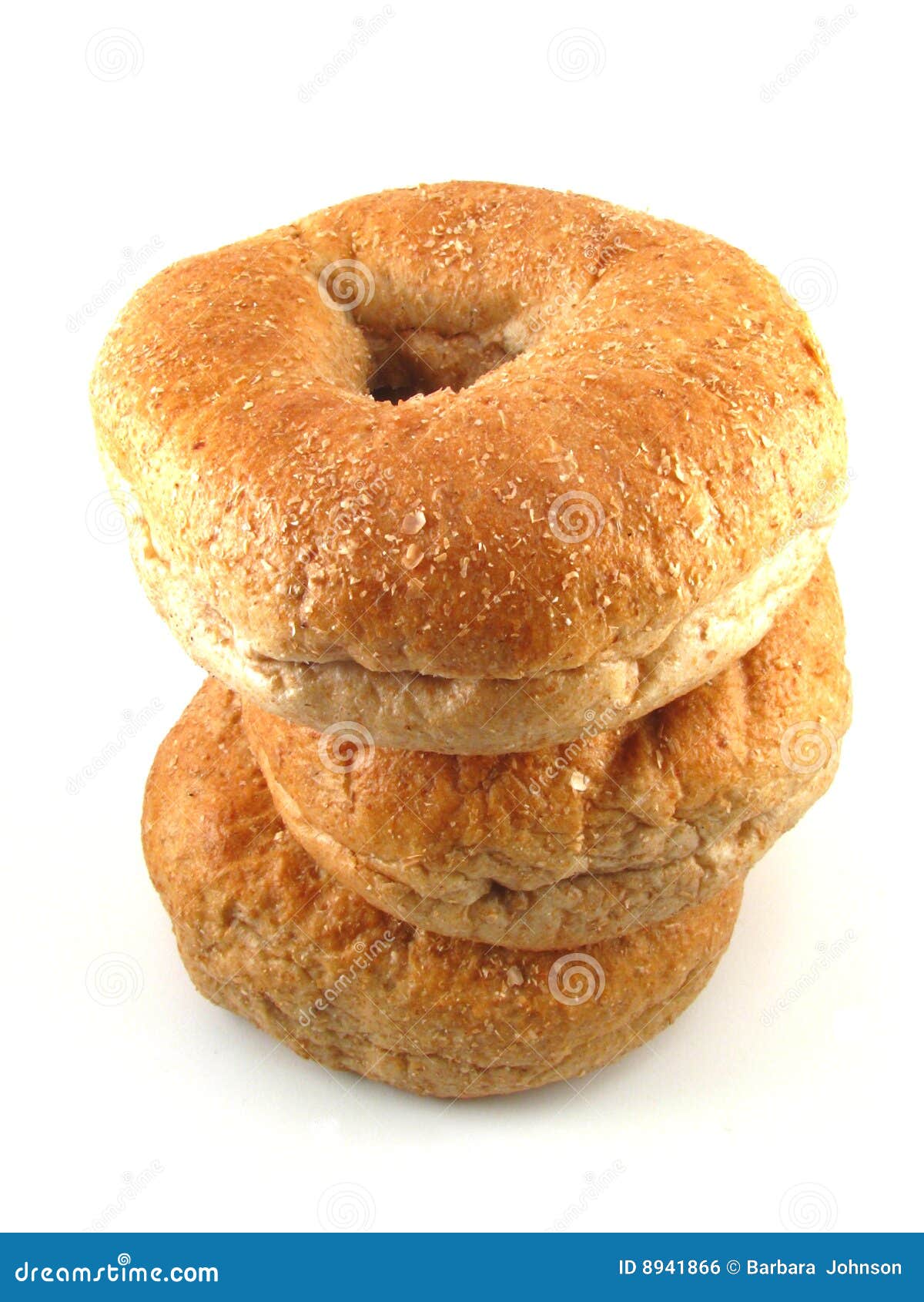 Whole Wheat Bagels stock photo. Image of food, carbohydrate 8941866