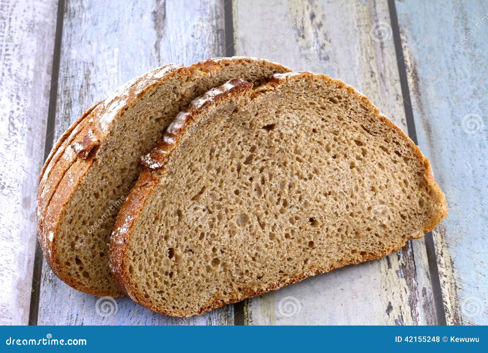 Whole wheat brown bread stock photo. Image of dinner 42155248