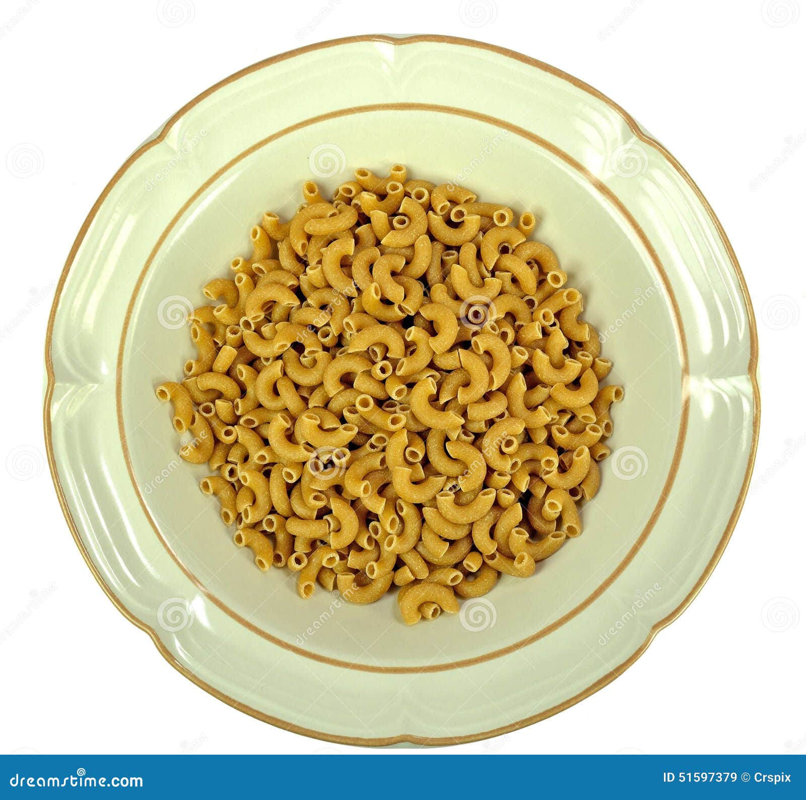 Whole wheat elbow pasta stock image. Image of pasta, macaroni 51597379